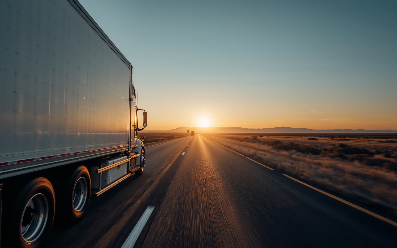 El Tov haulage convoy on a regional route